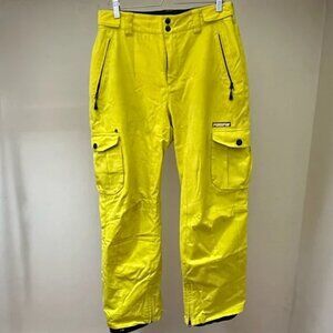 Vintage Firefly neon cargo pocket insulated ski snowboard winter snow pants